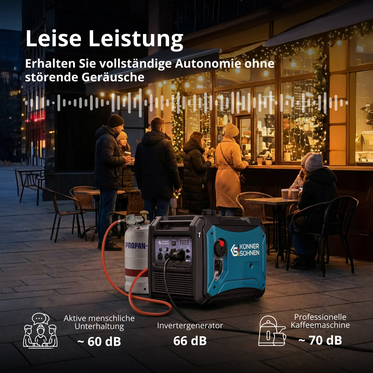 Inverter-Generator KS 4000iEG S (Benzin/Gas)